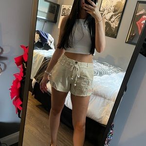 NWT FREE PEOPLE Patchwork Shorts